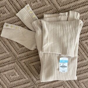 NWT - J. McGlaughlin - Arlette Turtleneck Sweater- Gold Solid - Large